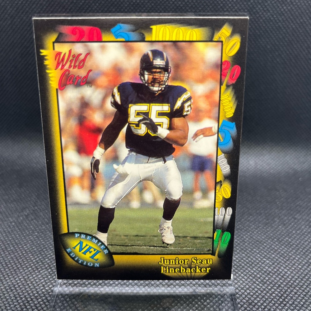 Junior Seau NFL Wild Card Trading Card